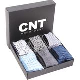 Cnt Erkek Boxer Likralı 6'lı Premium Paket - Desenli - XL