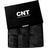 Cnt Erkek Boxer Likralı 6'lı Premium Paket - S - Füme