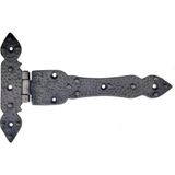 Cntma Antika Tarz Dekoratif Pirinç Kuyruklu Düğmeli Menteşe No3 - 155X240 Mm, Oksit