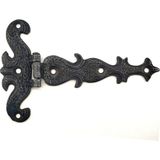 Cntma Antika Tarz Dekoratif Pirinç Kuyruklu Kelebek Menteşe - 94X147 Mm, Oksit