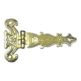 Cntma Dekoratif, Sac Tek Kuyruklu Menteşe - 40X68 Mm, Küçük, Sarı, 1 Adet