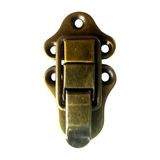 Cntma Sandık, Kutu Klipsi, Ön Kilidi - 72X40MM, Antik, 1 Adet