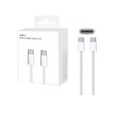 CNY Online Öz&El iPhone 15/Pro/Pro Max/Plus/iPad/Macbook için USB C To USB C 60W - 120W Hızlı Şarj Kablosu Samsung/Xiaomi/Huawei Uyumlu iPhone Hızlı Şarj Kablosu Type C Model Data Transfer (1 m)