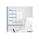 CNZ Haftalık Planlayıcı 72x60cm Kağıt Tahta + Doldurulabilir Silgili Beyaz Tahta Kalemi Hediye