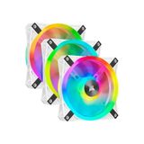 Co-9050104-Ww Icue Ql120 Rgb 120Mm Pwm Beyaz Fan Üçlü Paket Ve Lighting Node Core Kontrolcü