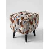 Co Art Home Dekoratif Puf & Bench 40X40 cm Ayak Uzatma Koltuğu - Ekru