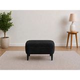 Co Art Home Dekoratif Puf & Bench 40X40 cm Ayak Uzatma Koltuğu - Siyah