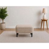 Co Art Home Dekoratif Puf & Bench 60X38 cm Ayak Uzatma Koltuğu - Bej