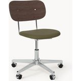 Co Deri Ofis Sandalyesi - Ayarlanabilir, Ergonomik, Bej - Ceviz - Yeşil