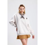 Co Kadın Fular Detaylı Oversize Sweatshirt