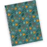 Co Notes Sert Kapak Kareli Spiralli Defter