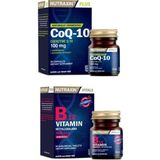 Co Q-10 (100 Mg) 30 Kapsül + B12 Vitamini 1000 Mcg 60 Dilaltı Tableti