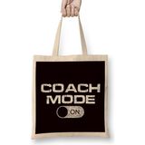 Coach Mode Trainer Mentor Mindset Influencer Content Creator Bez Çanta Uzun Saplı - Açık Bej - 40 X 40