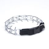 Coastal Pet Titan Easy-On Köpek Tırnaklı Eğitim Tasması Tokalı - Köpek Eğitimi için Doğal Düzeltme Tasma - Yandan Serbest Bırakma Tokası - Siyah - 3,3 mm x 50,8 cm
