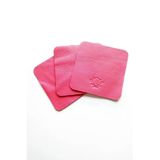 Coaster Kare Bardak Altlığı Hakiki Deri Pembe ( 1 Adet) Fiyatıdır.