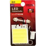 COB LED Panel Araç İçi Tavan Lambası Beyaz Süper Işık Canbus Uyumlu T10 Ve Sofit Yaylı Adaptörlü Oto Ampul 12V