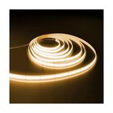 Cob LED Şerit 5metre 12V 320LED/M 3000K Sıcak Beyaz 10W 8mm IP20 Aydınlatma Işık Hortum Kendin - Çok Renkli - Genel