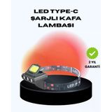 Cob + Xpe Led Kafa Feneri 800 Lumen Usb Type C Şarjlı Çok Modlu Mir57666200