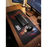 Çobanoğlu 70X30 cm Joker Gaming Oyuncu Klavye Mouse Pad Masa Matı - Kırmızı - Siyah