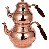 Cobper Premium Collection Teatime Bakır Çaydanlık Büyük Boy