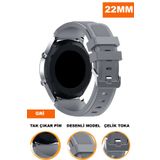 COBRA 22mm Fossil-Welder-Casio-Seiko-Omega-Armani Saat Uyumlu Silikon Saat Kordonu Kayışı A57