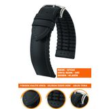COBRA 24mm Fossil-Welder-Casio-Seiko-Omega-Armani Saat Uyumlu Deri Silikon Saat Kordonu Kayışı DS24MM