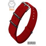 COBRA 24mm Fossil-Welder-Casio-Seiko-Omega-Armani Saat Uyumlu Nato Tekstil Kumaş Saat Kordonu 24NTSYH
