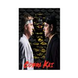Cobra Kai Film Retro Retro Klasik Dekorasyon Posteri 2 Kanvas Poster Duvar Sanatı Dekor Baskılı Resim Tabloları Oturma Odası Yatak Odası Dekorasyonu Çerçevesiz: 12×18 inç (30×45cm)