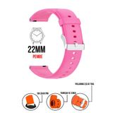 COBRA Xiaomi Mi Watch S1-S2 Yuvarlak Kasa Uyumlu 22mm Silikon Saat Kordonu Kayışı A7222MM