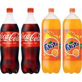 Coca-Cola 2,5 lt 2 adet + Fanta Portakal 2,5 lt 2 adet 4'lü Set