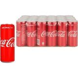 Coca-Cola 330 ml Kutu 24 Adet Ferahlatıcı Özelliği ile Soğuk İçecekler Arasında Popüler