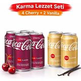 Coca-Cola Cherry Vanilla Karma Set 6’lı 330 ml (4 Cherry + 2 Vanilla)