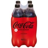Coca-Cola Coca Cola Zero Sugar 4x1 L