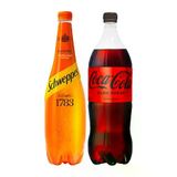 Coca-Cola Zero Sugar & Schweppes Mandalina Coca-Cola Zero Sugar & Schweppes Mandalina 2 x 1 L