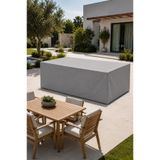 COCEM 160x100x80 Bahçe Mobilya Brandası Su Geçirmez UV Korumalı Balkon Masa Örtüsü Gri