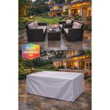 COCEM 200x160x80 cm Gri Bahçe Mobilya Brandası – Su Geçirmez, UV Dayanıklı, Dış Mekan Koltuk Koruma Örtüsü