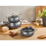 Cocinero 3554 6 Parça Bio Granit Mini Küre Mama ve Çorba Tencere Seti