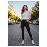 Cockatoo Kadın Kayık Yaka Ajurlu İnce Mevsimlik Triko Bluz Ekru