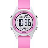 Cockpıt CK-3758PK Pembe Silikon Kordon Dijital Kadın Kol Saati - 40