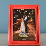 Coco ahşap çerçeve 15x21 (Kırmızı)