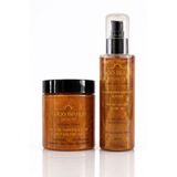 Coco Bianco by Bianco E Nero Işıltılı Bronzlaştıcı Yağ ve Işıltılı Hızlı Bronzlaştırıcı Jel -Golden Glow Set