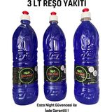 Coco Night Reşo Mangal, soba ve şömine Tutuşturucu jel yakıt 3 Litre - Mavi - 1 Adet