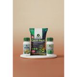 Coco Peat 10 L + Sıvı Bitki Besini 250 ml + Sıvı Deniz Yosunu 250 ml Gelişim Paketi