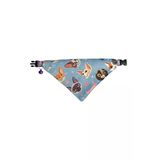 Coco Pet Fular Kedi Desenli Ayarlanabilir Bandana Kedi Tasması