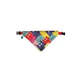 Coco Pet Fular Renkli Kediler Desenli Ayarlanabilir Bandana Kedi Tasması