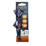 Coco Pet Papyon Mor Desenli Ayarlanabilir Kedi Ve Minik Köpek Tasması
