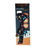 Coco Pet Papyon Siyah Kurdale Desenli Ayarlanabilir Kedi Ve Minik Köpek Tasması