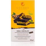 Cocoas Vegan Bitter Tablet Dubai Çikolatası 180GR