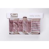 Cocole Socks Kız Bebek Çorabı Kutulu 6’lı Set Pamuklu Gül Kurusu 0-1 Yaş - Çok Renkli - 0 - 1 Yaş