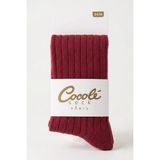 Cocole Socks Kız Bebek Külotlu Çorabı - Pamuklu Kırmızı Derby Çizgili 0-24 Ay